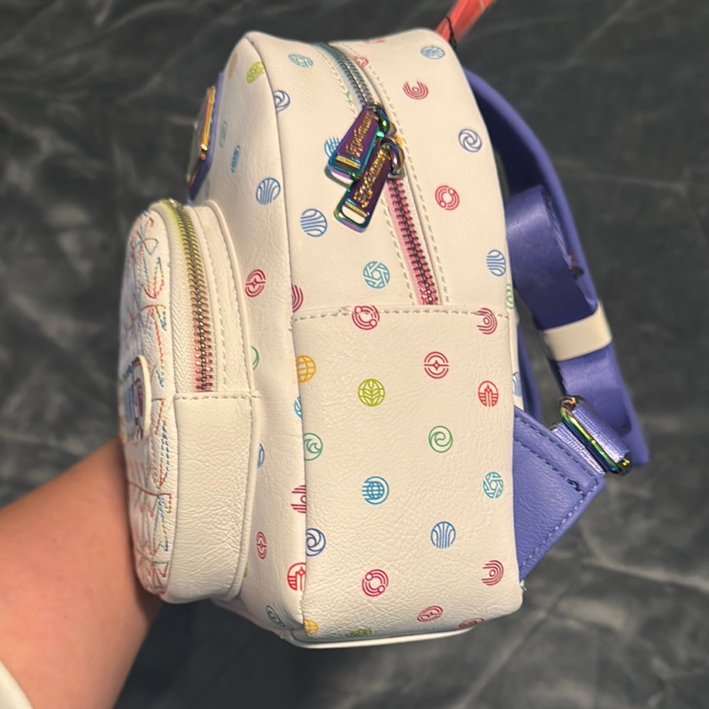 Loungefly Multicolor Mini Backpack - Picture 5 of 6